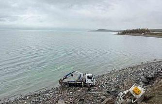 VASKİ’ye ait vinç kaza yaptı: 1 yaralı