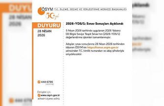 YDS sonuçları açıklandı