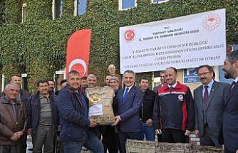 Yozgat’ta 676 paket yerli ve milli ayçiçeği tohumu dağıtıldı