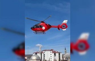 Yozgat’taki hasta ambulans helikopterle sevk edildi