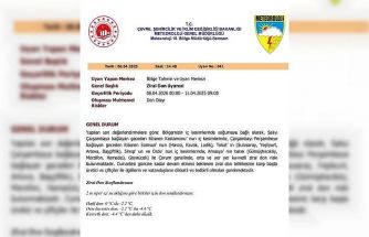 Zirai don uyarısı: Orta Karadeniz için kritik günler