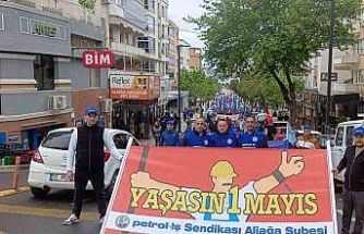 Aliağa’da 1 Mayıs kutlandı