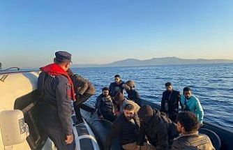 Aydın’da 18 düzensiz göçmen kurtarıldı