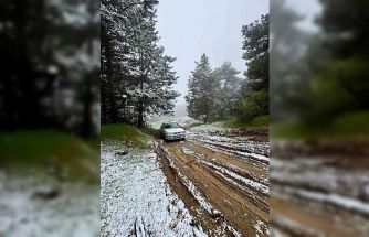 Aydın’da Mayıs ayında kar sürprizi