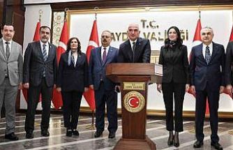Bakan Ersoy’un ikinci durağı Aydın Valiliği oldu