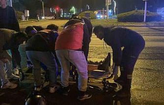 Bolu’da otomobil ile motosiklet çarpıştı: 1 yaralı