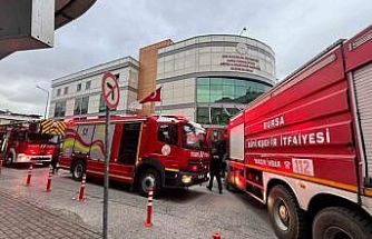 Bursa’da hastanede yangın paniği