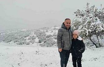 Denizli’nin yüksek kesimleri mayıs ayında beyaz gelinliğini giydi