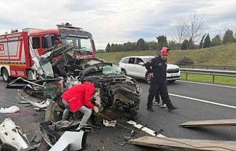 Düzce’de kazalarda 5 kişi öldü, 415 kişi yaralandı
