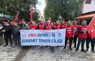 Edremit’te 1 Mayıs kutlandı