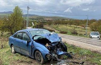 Elazığ’da ki kazada 1 kişi hayatını kaybetti