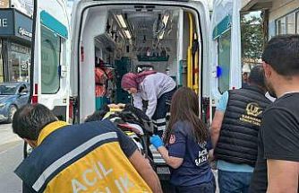 Karaman’da ciple motosiklet çarpıştı: 1 yaralı