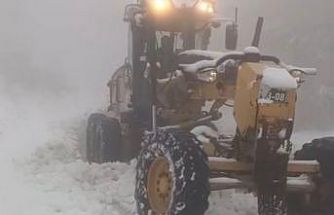Kartepe’de bahar ayında kar ve buzlanma mesaisi
