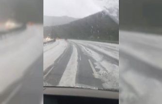 Mayıs ayında Antalya’nın yüksek kesimlerinde kar ve dolu sürprizi
