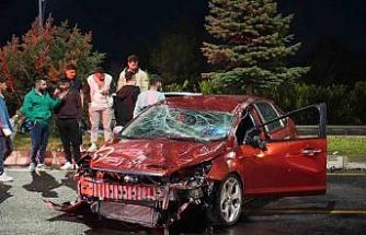 Niğde’de kontrolden çıkan otomobil takla attı: 1 yaralı