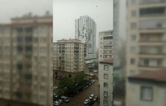 Sağanak ve fırtına Bossan Hastanesine büyük zarar verdi