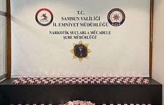 Samsun’da 11 bin 704 adet uyuşturucu hap ele geçirildi
