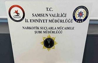 Samsun’da uyuşturucu operasyonu: 1 gözaltı