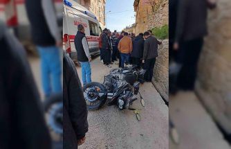 Sarıveliler’de motosiklet kazası: 1 yaralı