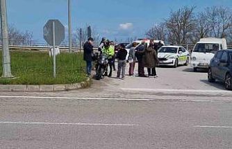 Sinop’ta motosiklet ile otomobil çarpıştı: 1 yaralı