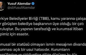 TBB’de kriz oluşturan ‘mektup’ gerginliği sonrasında Alemdar’dan sert eleştiri