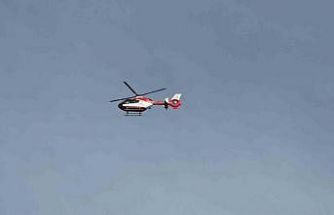 Yüksekova’dan Diyarbakır’a helikopterle hasta sevki