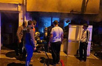 Zonguldak’ta iş yeri çıkan yangında kullanılmaz hale geldi
