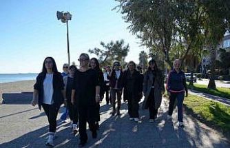 Atakumlu kadınlardan 10 bin adım etkinliği