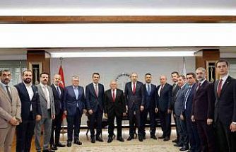 Başkan Büyükkılıç, güven tazeleyen Gülsoy ve Büyüksimitci’yi kabul etti