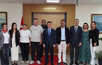 Başkan Ünlü, Selimiye Mahalle Muhtarı Akgül ve mahalle sakinlerini ağırladı