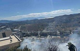 Bodrum’da alevler makilik alana yayıldı