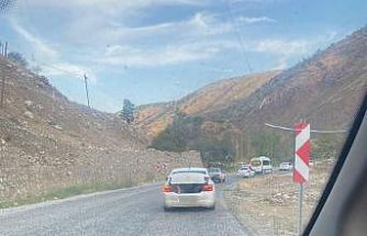 Otomobilin bagajında tehlikeli yolculuk