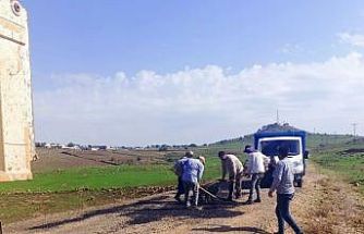 Vatandaşlar mahalle yollarını kendi imkanlarıyla yaptı