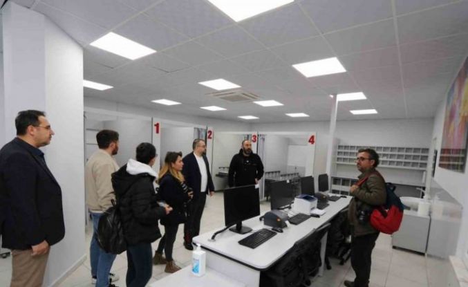 Hastane acil servisinde yeşil alan yenilendi