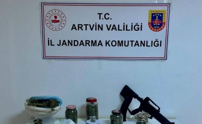 Artvin’de uyuşturucu operasyonu