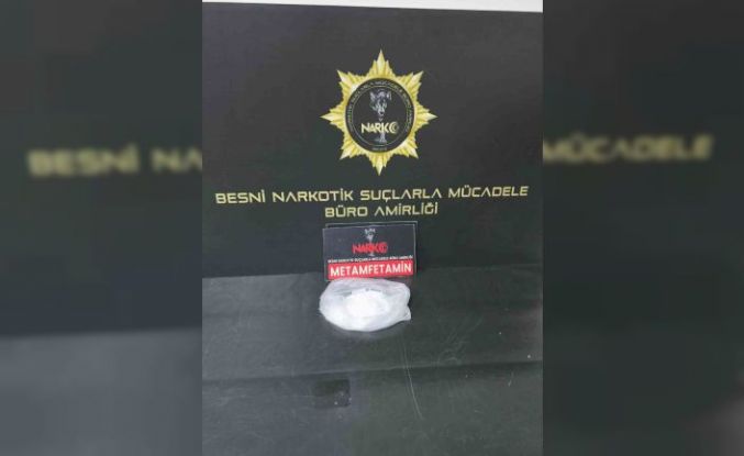 Besni’de uyuşturucu operasyonuna 2 tutuklama