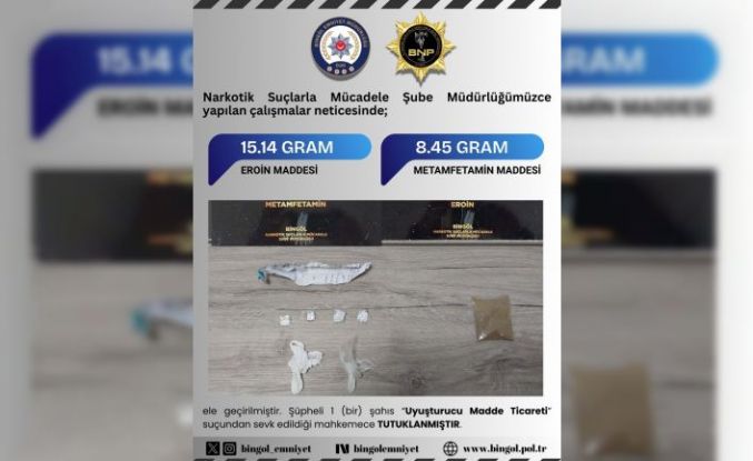 Bingöl’de uyuşturucu operasyonu