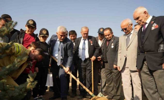 Kırıkkale’de binlerce fidan toprakla buluşturuldu
