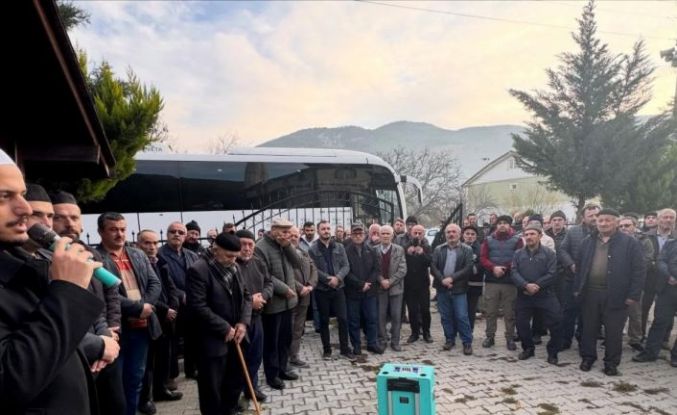 Kutsal topraklara dualarla uğurlandılar