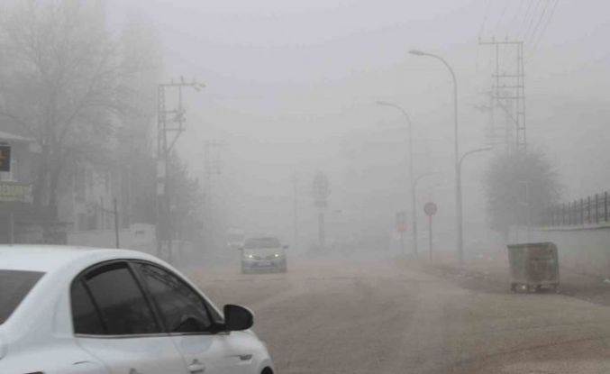 Malazgirt’te sis etkili oldu