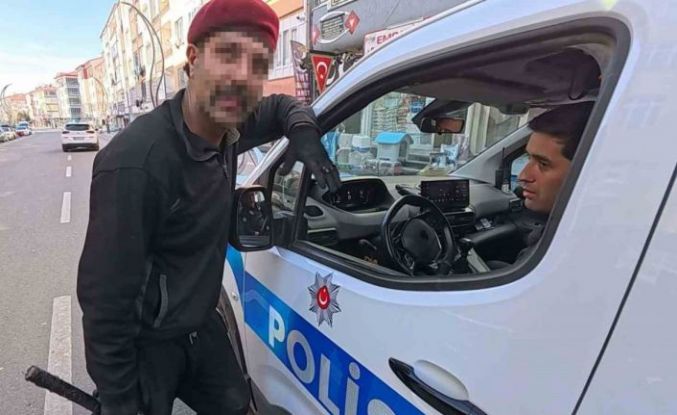 Polis uyarıya geldi, "ahtım var, benzin döküp yakacağım" dedi