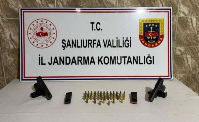 Şanlıurfa’da 5 ruhsatsız silah ele geçirildi