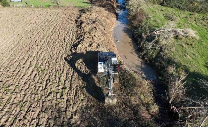 Sinop’ta dere taşkınlarına müdahale