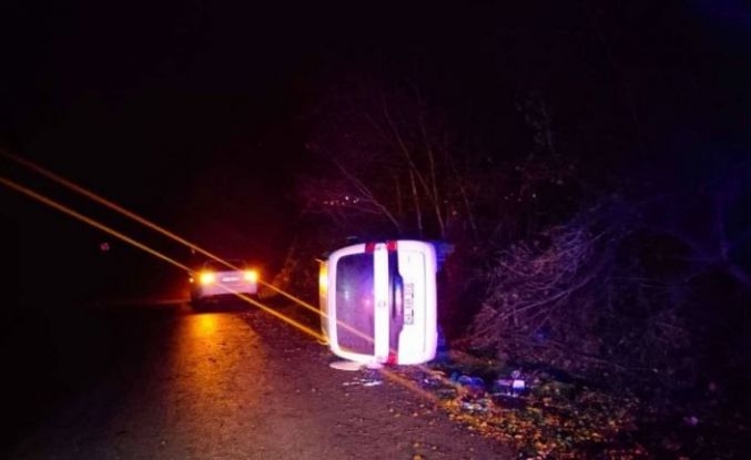 Tokat’ta otomobil kontrolden çıktı: 1 yaralı