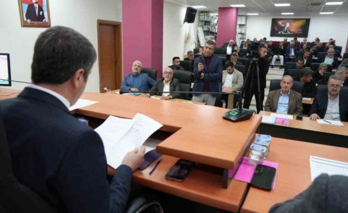 Adıyaman Belediyesi Aralık ayı meclis toplantısı yapıldı