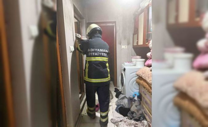 Adıyaman’da ev yangını