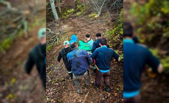 Ağaç keserken yaralanan işçi için seferber oldular