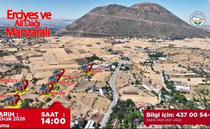 Akçakaya ve Endürlük’te 14 prestijli villa parseli satışta