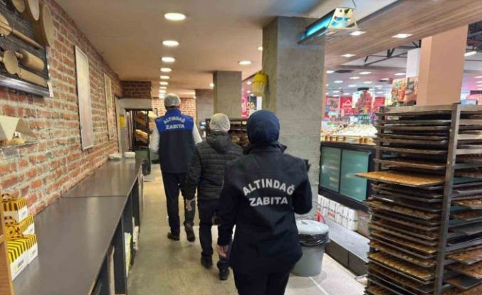 Altındağ Belediyesi’nden yılbaşı denetimi