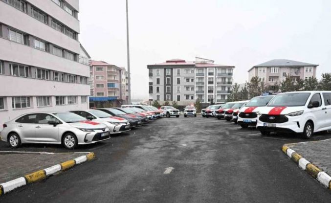 Ardahan’da emniyete tahsis edilen 20 yeni araç törenle hizmete alındı